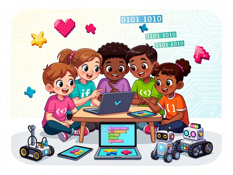 Kids use open platforms